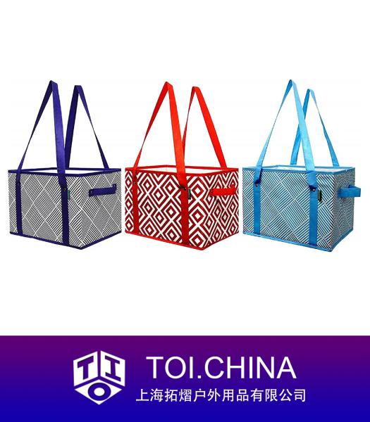 Deluxe Collapsible Reusable Shopping Bo