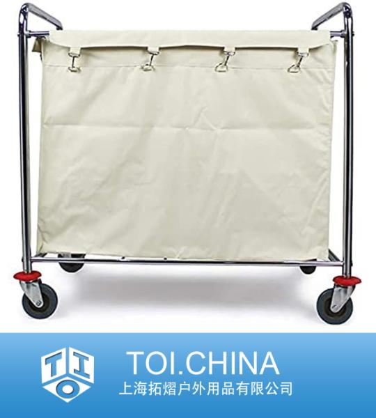 Laundry Trolley Cart Sorter, Laundry Basket Hamper