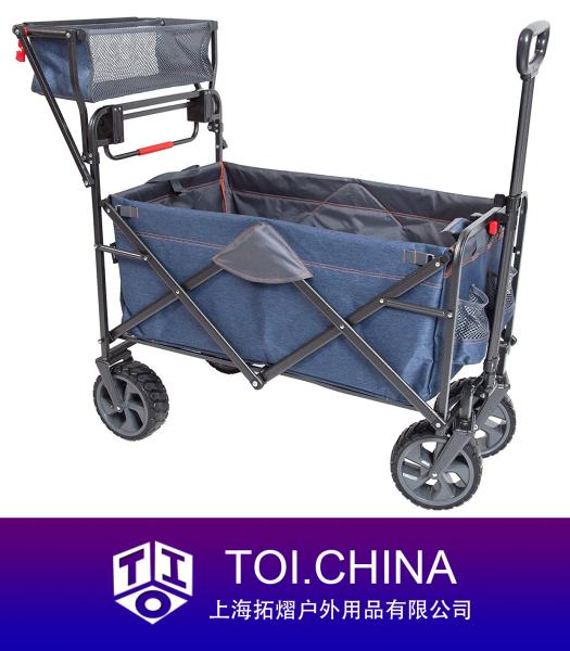 Utility Wagon, Outdoor Heavy Duty Folding Cart